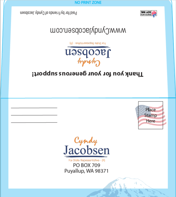6.25x3.5 Remittance Envelope (Full Color Inkjet Printing)